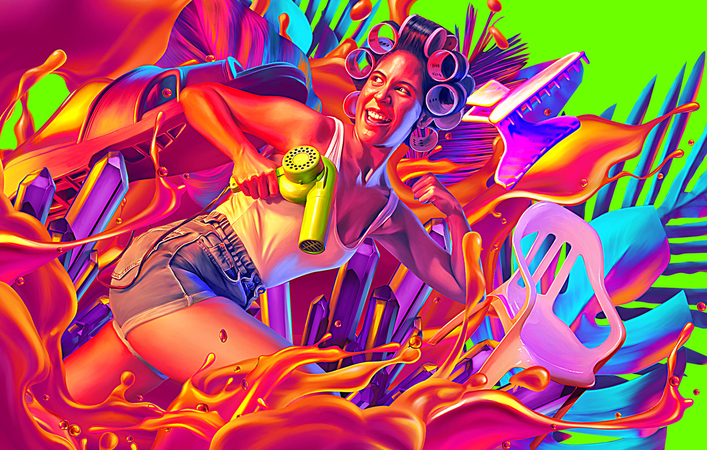 El flow de mi Patria 14"x8"- COLOR CARIBE 2022