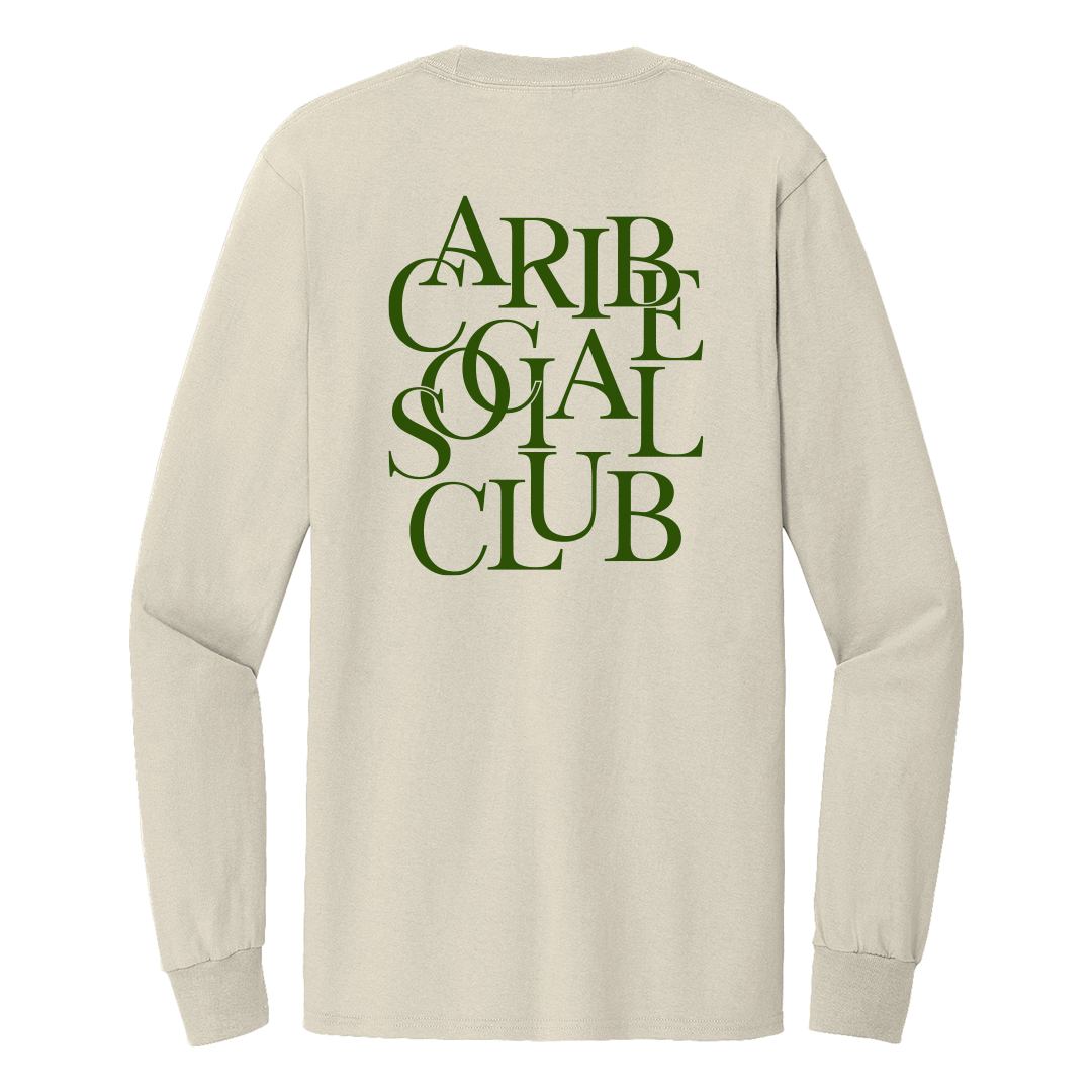 Caribe Social Club - Long Sleeve Tee