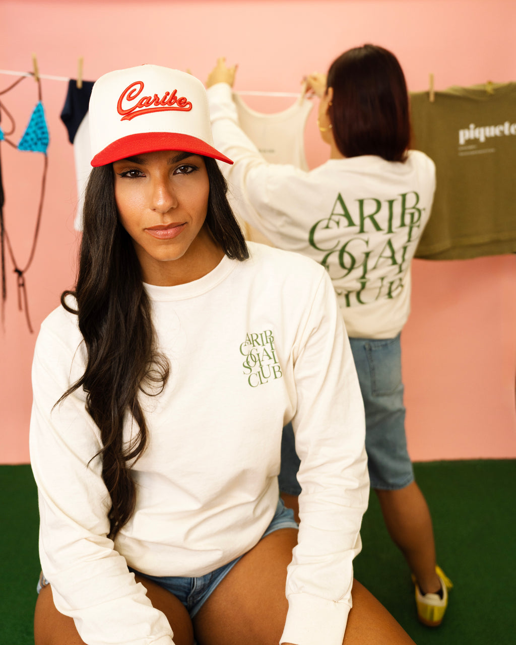 Caribe Social Club - Long Sleeve Tee