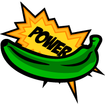 Sticker Plátano Power